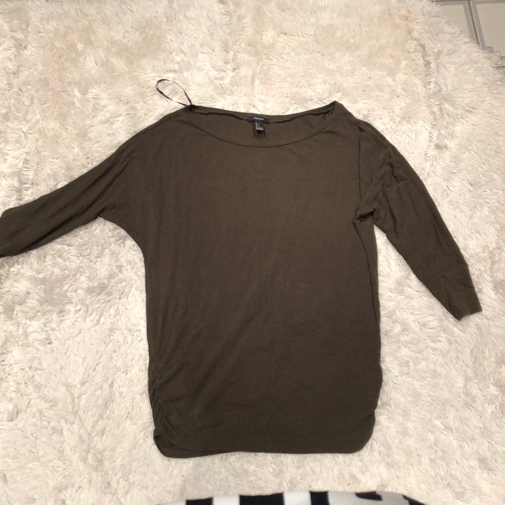 Forever 21 Olive Tunic Sz L